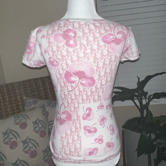 β SOLD β πRAREπ Authentic Vintage Christian Dior Trotter Monogram Logo T-shirt - Picture 4 of 9